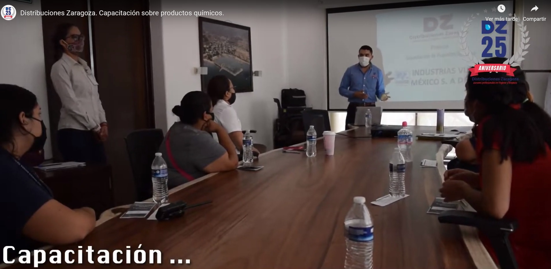 Capacitación sobre productos químicos